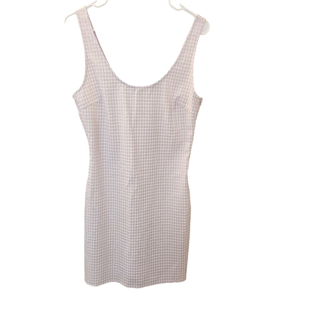 Urban Outfitters Purple Gingham Pencil Dress Size Medium